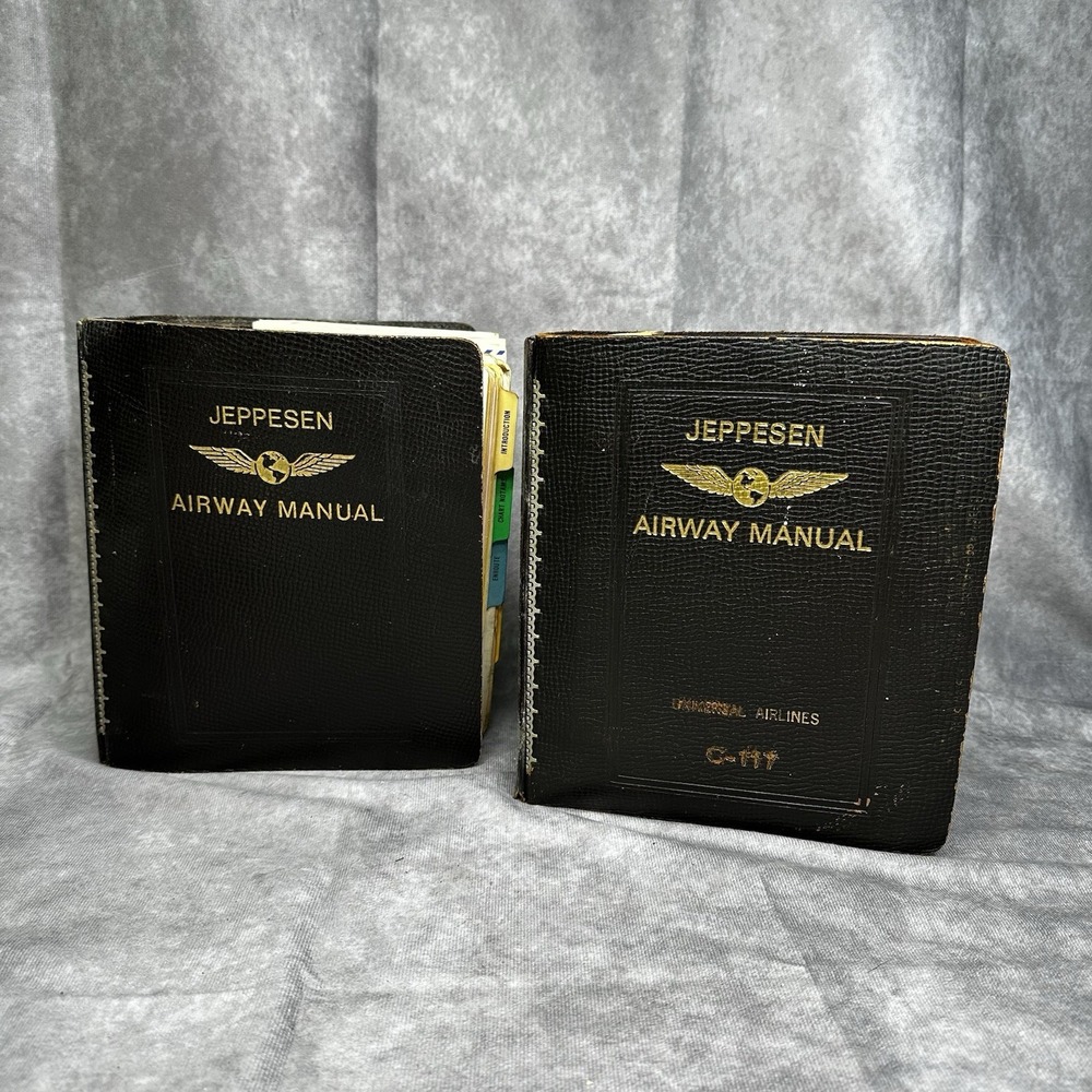 Vintage 1980s Jeppsen Airway Manual Universal Great Lakes Ohare‎ C-117